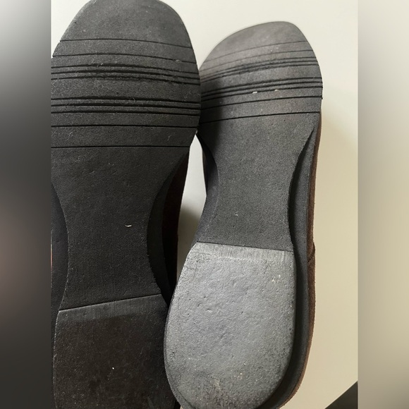 Vintage Salvatore Ferragamo Boutique Brown Suede Loafers Unisex Size 10B Italy - Picture 6 of 8